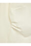 Metal Button Slim Fit Cotton Classic Collar Long Sleeve Draped Poplin Shirt - 3