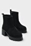 Dalenna Side Zipper Platform Heeled Women's Boots