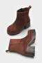 Dalenna Side Zipper Platform Heeled Women's Boots - 5