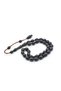 Systematic Beyzi Cut Ankle Length Black Fiber Prayer Beads - 4