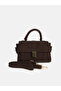 Suede Women's Shoulder Bag for Style Enthusiasts from Uzg Store - 3