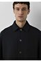 M0110883 Wool Blend Short Coat Jacket Men's Coat Black - 6