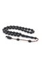 Systematic Beyzi Cut Ankle Length Black Fiber Prayer Beads