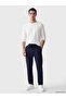 Ozmarka New Season Navy Blue Regular Fit Men's Sweatpants