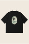 Bape Money Printed Oversize Boxy Cut Unisex 100% Cotton Tshirt |   Streetwear