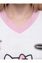 Rmz Gi̇yi̇m Farkiyla Hello Kitty Printed 100% Cotton Women's T-Shirt - 8