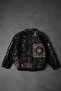 Men's Black Serpent Codex Boxy Fit Jacket - 7