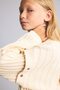 Crew Neck Ribbed Sleeve Detailed Basic Sweater for Girls I6229A826Wn - 4