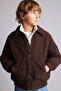 Polo Collar Zippered Bomber Taffeta Coat for Boys H0427A826Au - 2