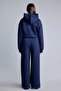 Relaxed Fit Plain Diver Fabric Wide Leg Sweatpants H0939Ax26Au - 5