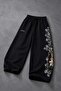 Men's Black Victories Patch Embroidered Baggy Tracksuit