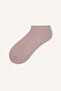 Women's 5-Piece Ribbed Cotton Bootie Socks I5652Axns - 3