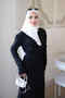 Black Corsman Buttoned Knitwear Dress - 4