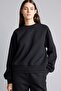Relaxed Fit Crew Neck Triangle Stitching Detailed Thick Fabric Basic Sweatshirt I2628Ax26Wn