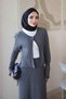 Smoked Corsman Ribbed Cardigan Skirted Knitwear 3-Piece Set - 4