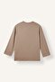 Regular Fit Crew Neck Front Stitching Detailed Long Sleeve Tunic Basic Sweatshirt I4194Ax26Au - 2