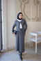 Smoked Corsman Ribbed Cardigan Skirted Knitwear 3-Piece Set