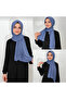 Women's Hijab Sandy Practical Ready-To-Wear Hijab Shawl Indigo - 2