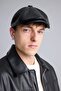 Men's Faux Leather Cap Hat H5457Ax26Wn