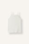 100% Cotton 2-Piece Thin Strap Basic Undershirt with Bow Detail for Girls I3732A826Au - 2