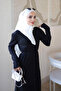 Black Corsman Buttoned Knitwear Dress - 3