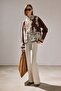 Hakim Collar Embroidered Gabardine Jacket - 4