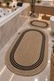Jute Straw 2-Piece Large Size Bath Mat Set 70X120 and 40X60 cm Bathroom Rug Toilet Mat - 3