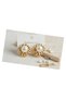 316L Steel Gold Color Pearl Model Women's Earrings Tj-Bkp12031 - 3