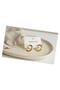 316L Steel Gold Color Vintage Curved Hoop Model Earrings Tj-Bkp12054 - 3