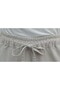 Elastic Waist, Lace Detail, Double Pockets, Wide Leg Tencel Jeans - Stone Color - 7