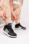 Black and White Unisex High Top Snekaer Shoes - 3