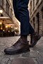 262-5307 Men's Casual Leather Shoes Brown