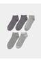 Mixed Patterned Men's Bamboo Booties Socks 5-Pack (S6)