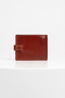Gors Genuine Leather Wallet with Internal Zipper, Brown - 3