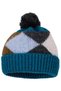 Women's Pompom Folded Patterned Knitwear Winter Beanie - 4