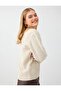 Off-White Knitted Detailed V-Neck Knitwear Cardigan - 6