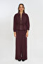 Women's Zippered, Laced Waist, Flowy Solid Color Jacket