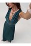 Rochie maxi, verde - M