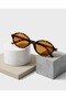 Miux Leopard Orange Frame with Glass Trendsunglasses Uv400 Protection Lightweight Flexible Product - 4