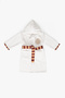 Harry Potter Gryffindor Hooded 100% Cotton Children's Bathrobe - Ecru - 3