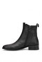 D26Kb-8440 Women's Genuine Leather Heeled Boots Black - 3