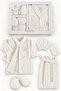 Girl and Boy Baby Plush Bathrobe Set Brz0401 - 2