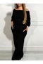Women's modanna v-neck, backless, elastic waist, 2-thread viscose jumpsuit - 5