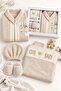 Girl and Boy Baby Plush Bathrobe Set Brz0401 - 2
