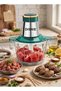 Electric Quick Chopper 650W 2L Capacity Glass Bowl Meat Grinder Food Chopper 4 Layers Stainless Steel S-Shaped Blades Powerful Motor Fast Chopping For Kebbe Kofta Meat Vegetables Onion Garlic K - 4