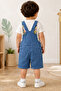 Boys Woven Dungaree - 2