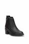 D26Kb-8200 Women's Genuine Leather Heeled Boots Black - 2
