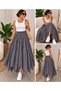 Women's Asymmetrical Cut Lined Cotton Witch Skirt 40-48 - 2