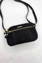 Luxury Suede Multi-Compartment Strap Hand and Shoulder Women's Bag Black