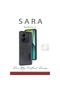 Xiaomi Redmi 13C Case Sara Leather Case with Business Card - Navy Blue - 3